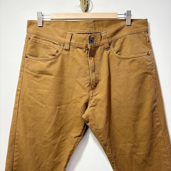 Filson Original Dry Tin Cloth Pants Size 33 x 30 10.5 Ounce Canvas Whiskey Brown - Picture 4 of 16